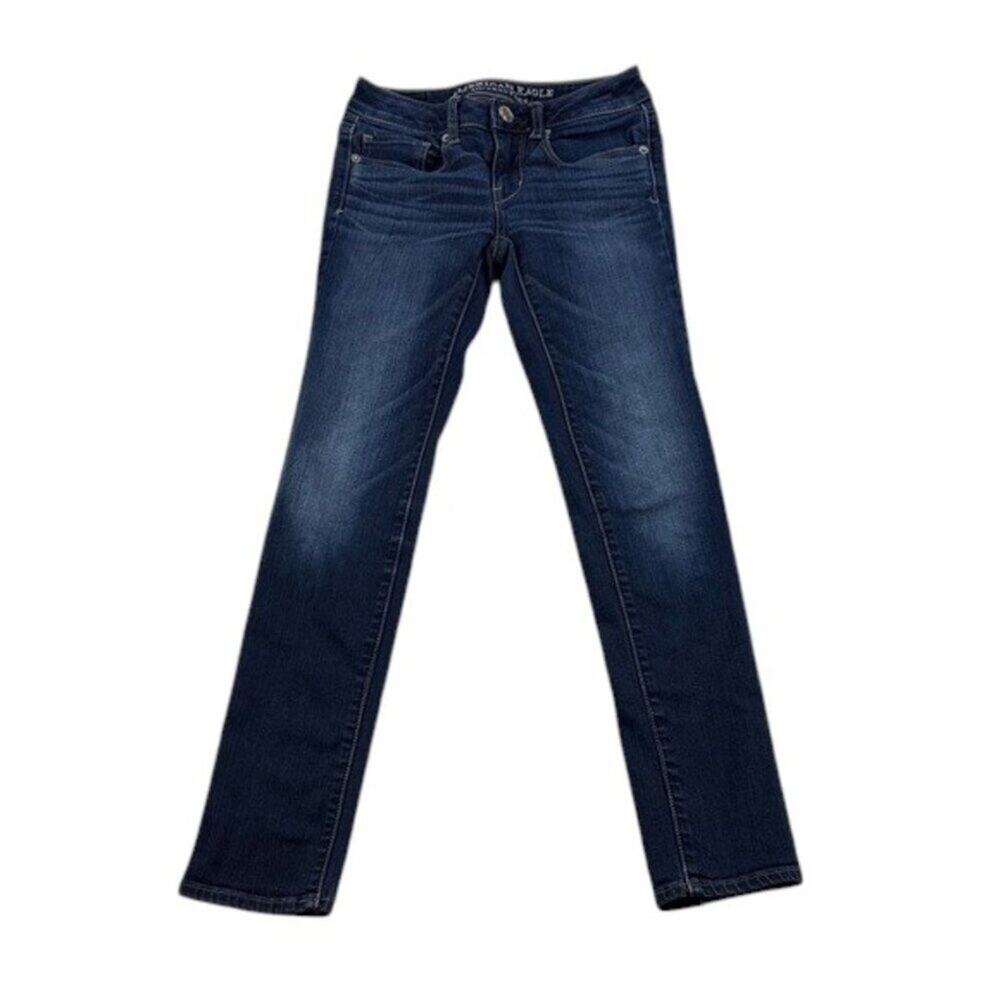 American Eagle Skinny Jeans Size 00 Y2K